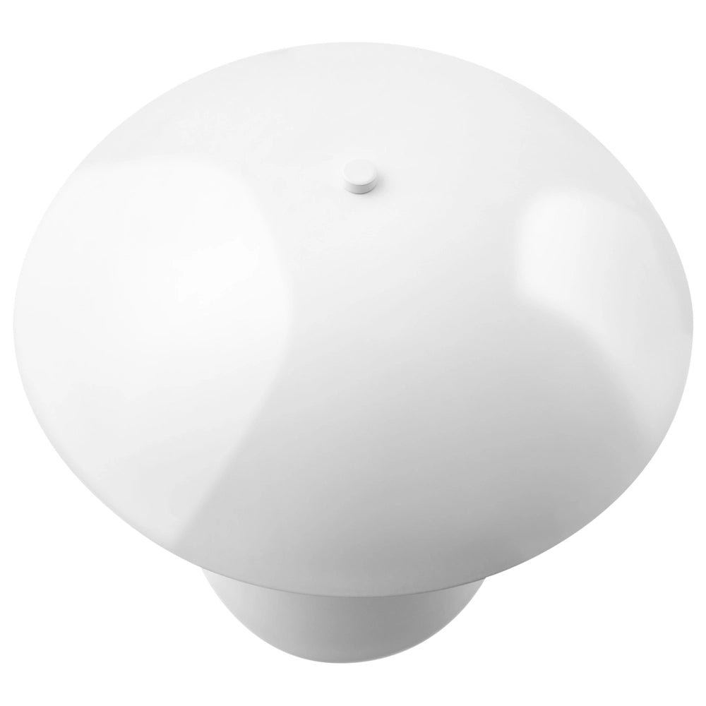 Lampada da tavolo bianca con base in ferro 30 cm a una luce design moderno accessori per il soggiorno