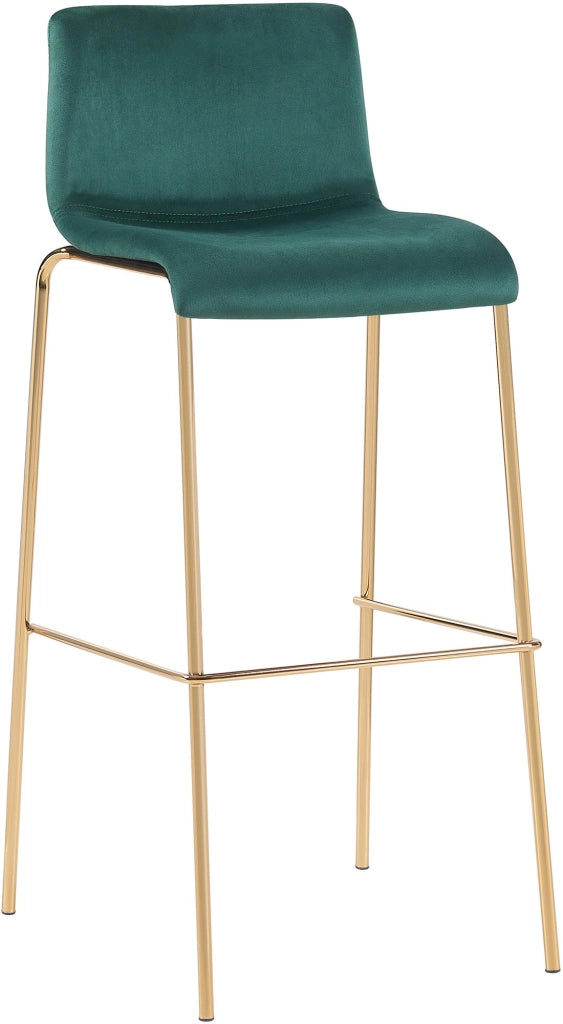 Barhocker Hoover Samt 4-FuЯ Gold