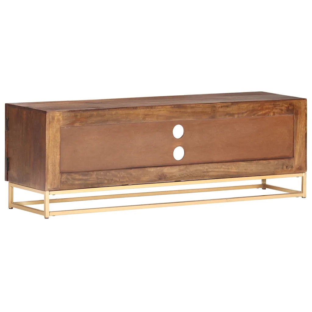 Mobile TV 124x29x45 cm in Legno Massello di Mango 323404