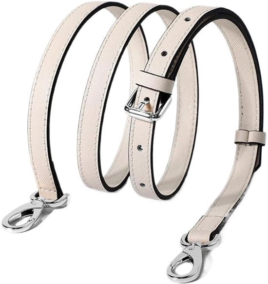Cinturone da spalla in pelle - Regolabile 110-130 cm - Larghezza 2,5 cm - Cinturone per borse - Cinturino per borse - Comodo da utilizzare