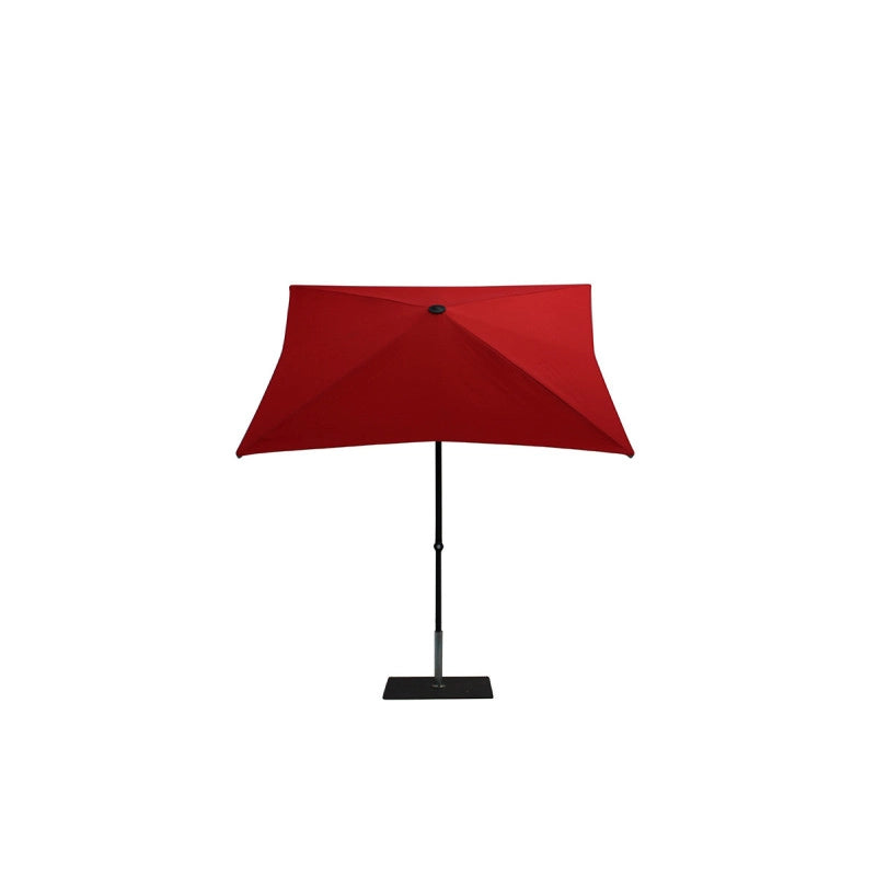 Ombrellone a palo centrale Trend 300x200 cm Made in Italy - Rosso