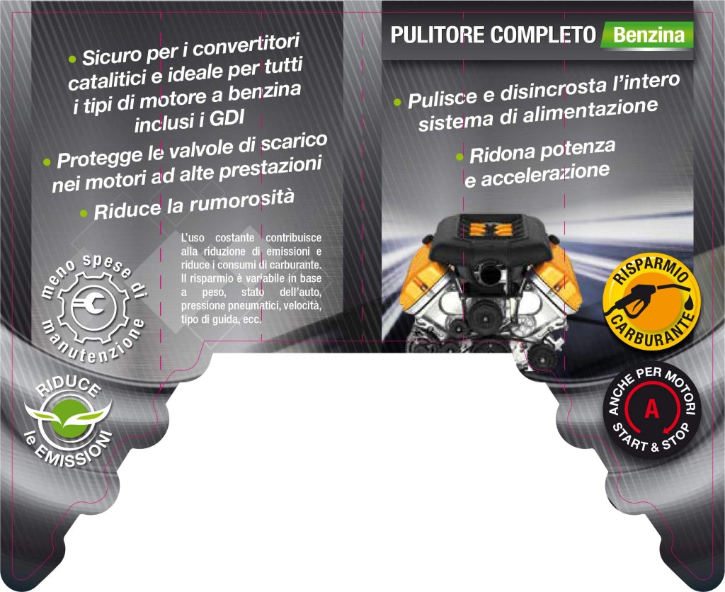 Pulitore Completo Sistema Alimentazione Ml. 250 (benzina) Arexons