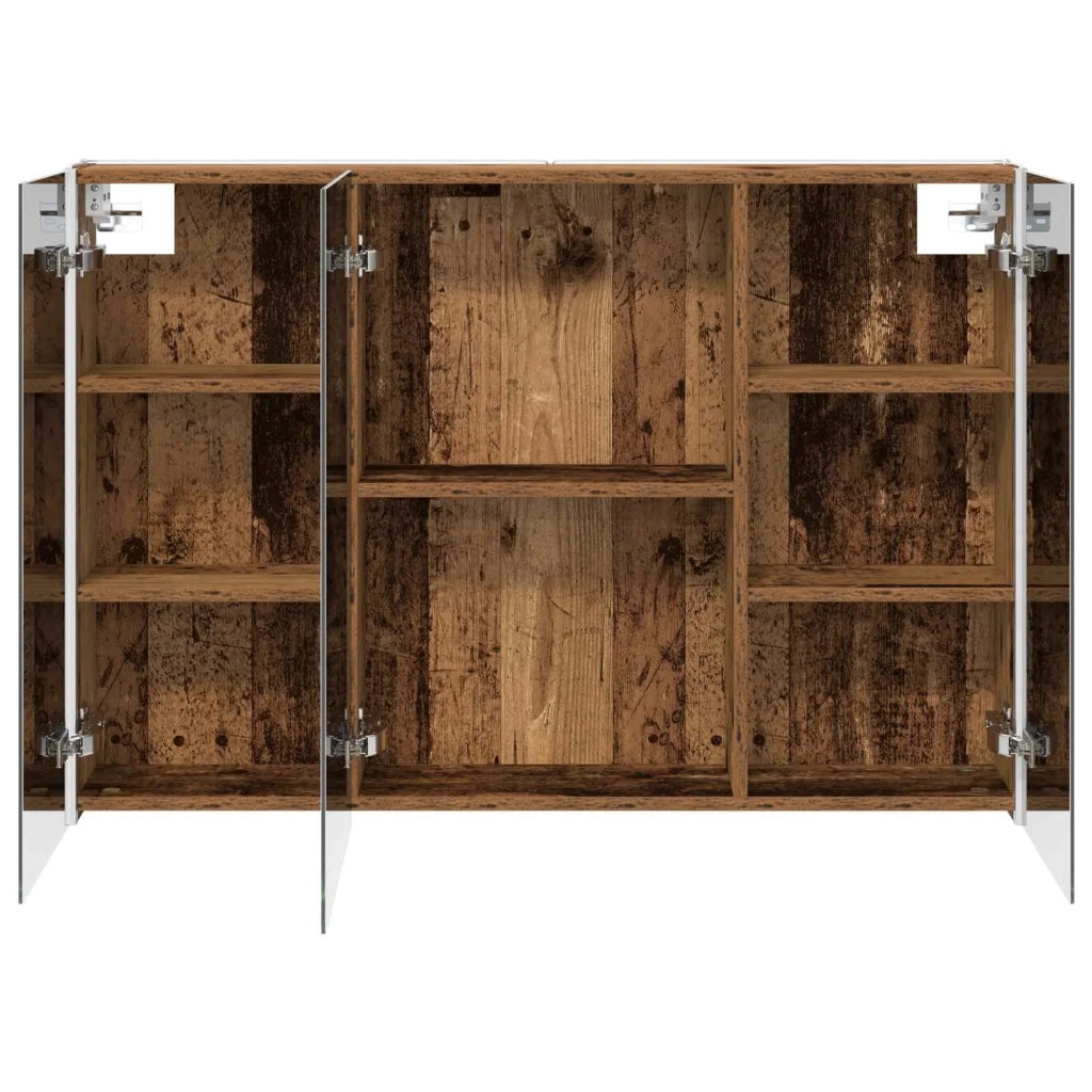 Mobiletto per specchio da bagno Legno vecchio