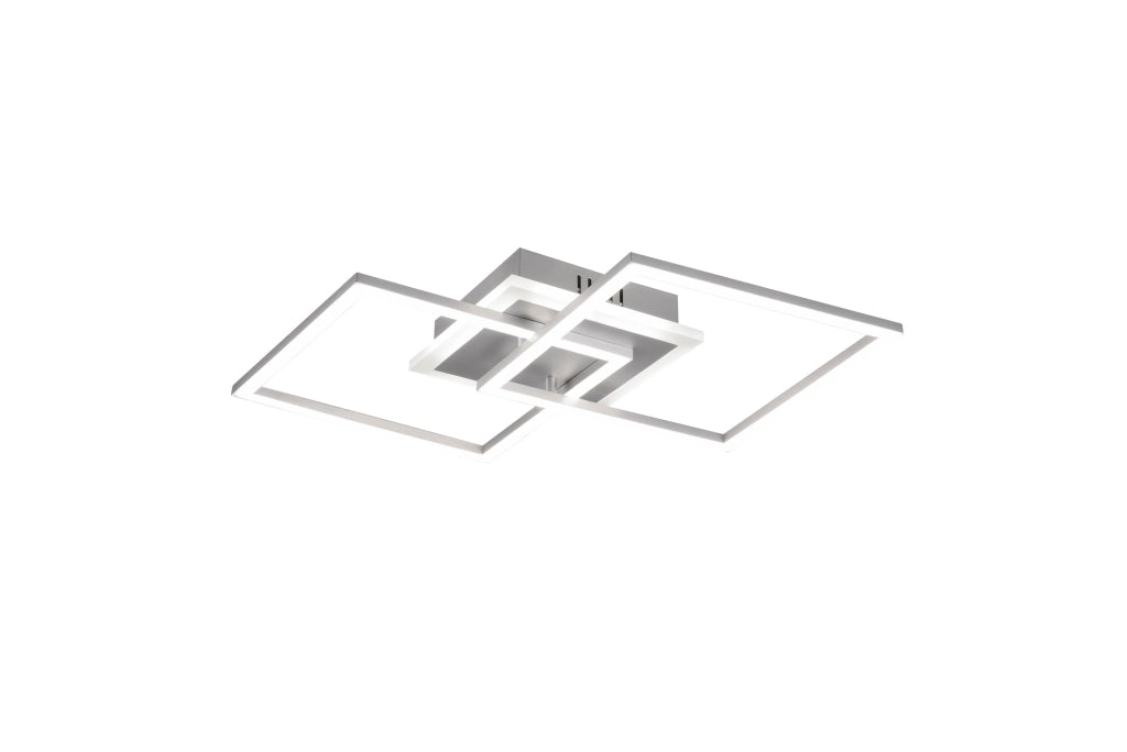 Plafoniera da Interno a LED in Metallo Titanio
