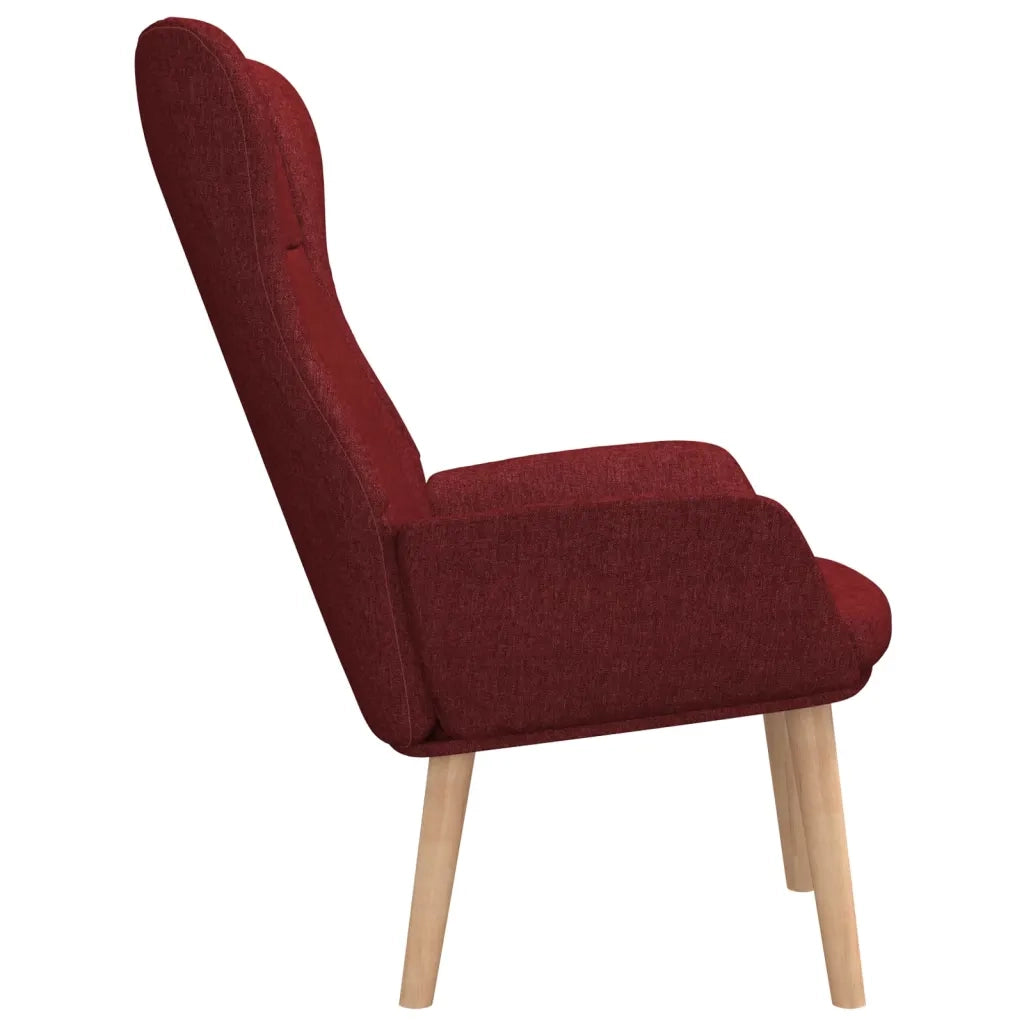 Poltrona Relax Rosso Vino in Tessuto cod mxl 15010