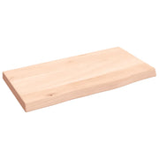 Mensole Parete | Scaffale a Parete | Ripiano a Parete 40x20x2 cm Legno Massello Rovere Non Trattato