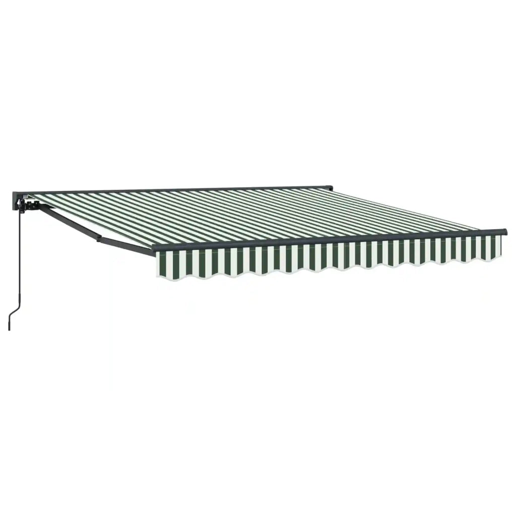 Struttura della tenda-Telaio per tenda da sole Verde e Bianco 300 x 250 cm 734540