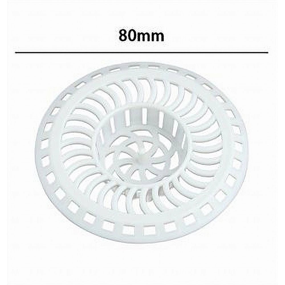 Trade Shop - Filtro Griglia Di Protezione Scarico Per Lavello Cucina Bagno Doccia ø80mm 87630 -