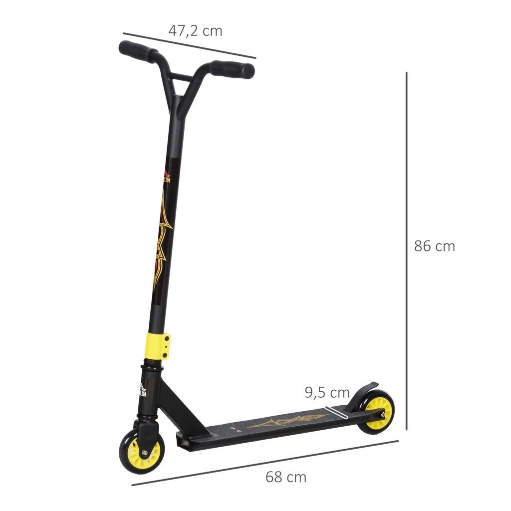 Scooter Freestyle ¨C zephmum ¨C Aluminium Metall Kunstleder Oro