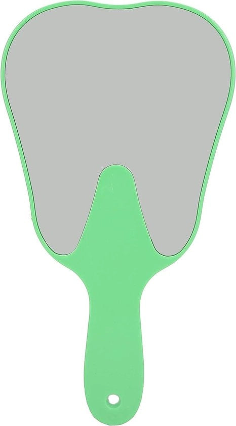 Manico del Dentiario - Moderno Specchio a Forma di Denti - Manico Utile e Carino in Plastica - Cura Odontoiatrica - Visore per la Bocca - Verde 

Modello: 
Specchio: 
Dimensioni: 
Materiali: 
Colore: Verde