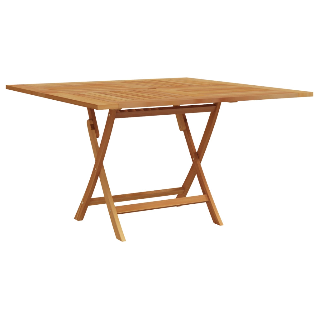 Set Pranzo Giardino 5 Pezzi Legno Massello di Teak