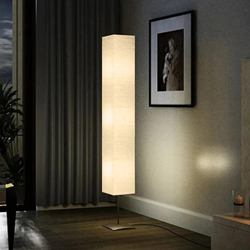 Lampada a Piantana con Supporto in Acciaio 170 cm Beige CFW8309203