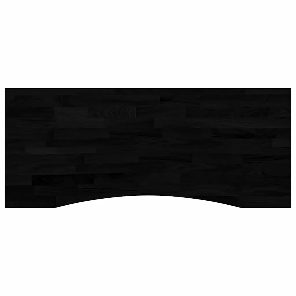 Piano Scrivania Marrone Scuro 120x50x2,5 cm in Rovere Massello