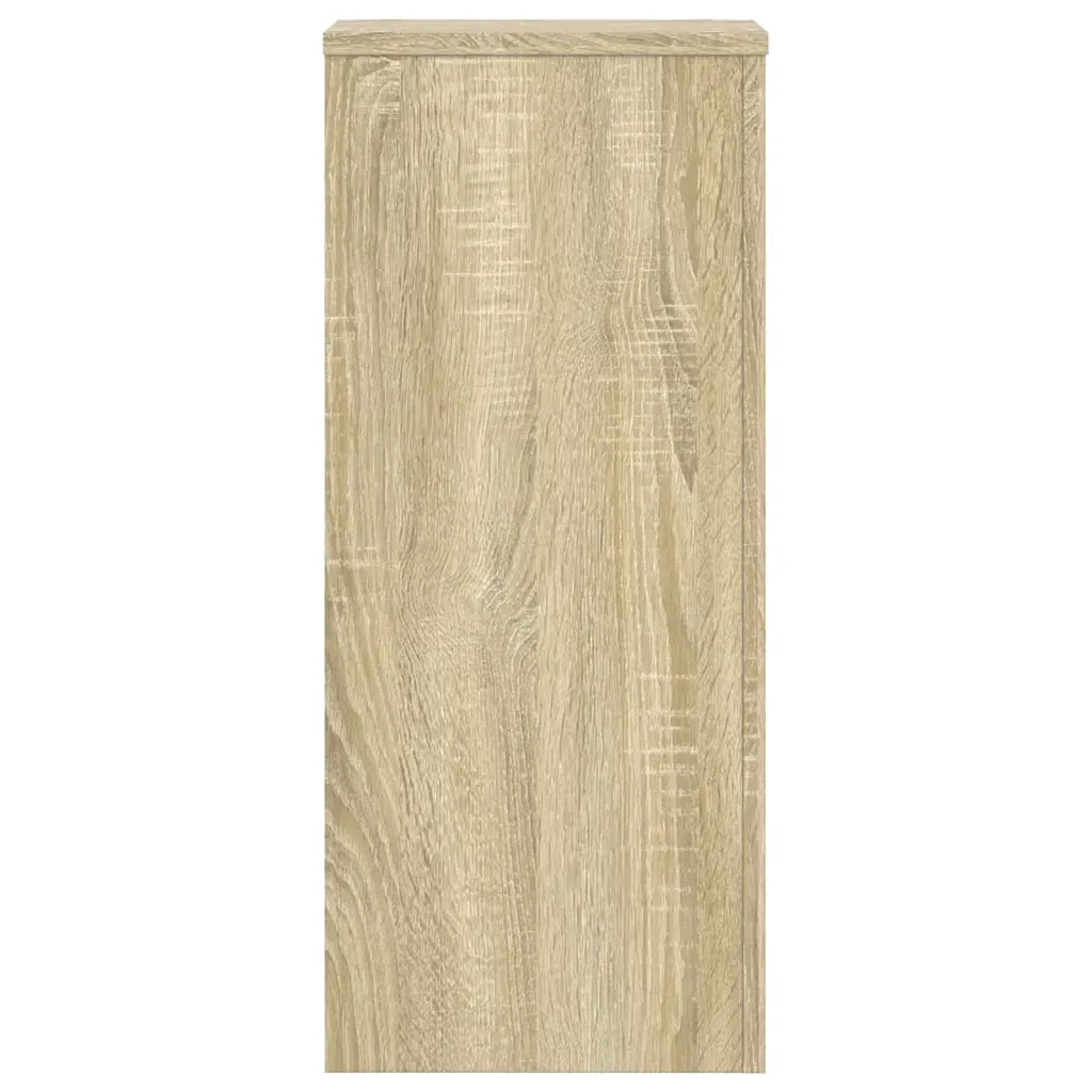 Supporti per Piante 2 pz Rovere 30x30x70 cm in Multistrato