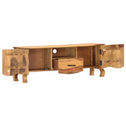 Mobile Porta TV 115x30x42 cm in Legno Massello 287337