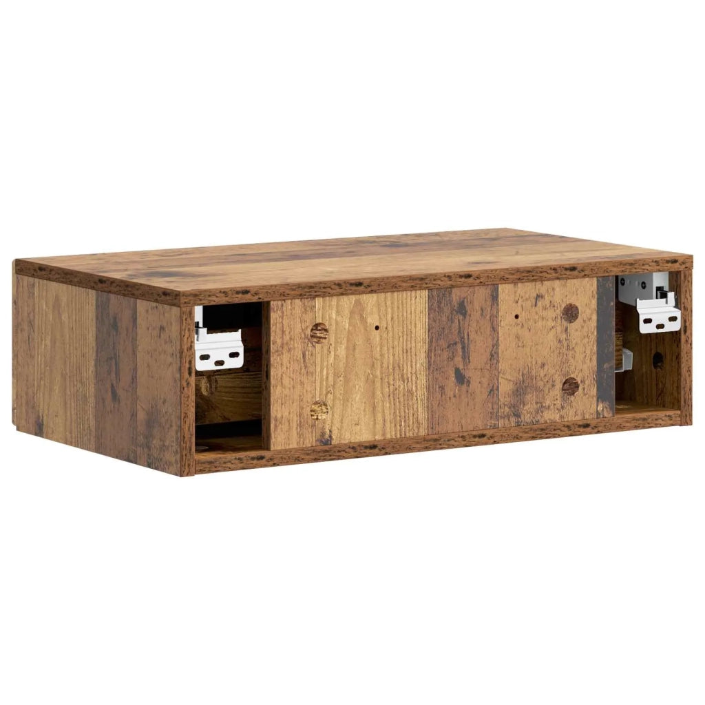 Tavolino da Parete Laterale Legno antico 59 x 34,5 x 17 cm 898493
