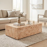 Tavolino basso multifunzionale in MDF effetto legno con superficie facile da pulire per soggiorno 100 × 59,5 × 38 cm
