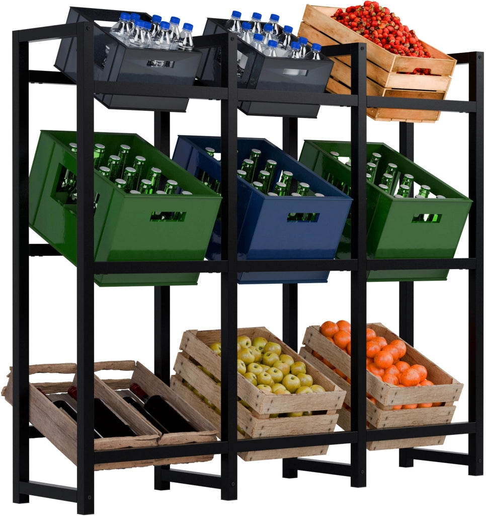 9er Getränkekistaständer Stack