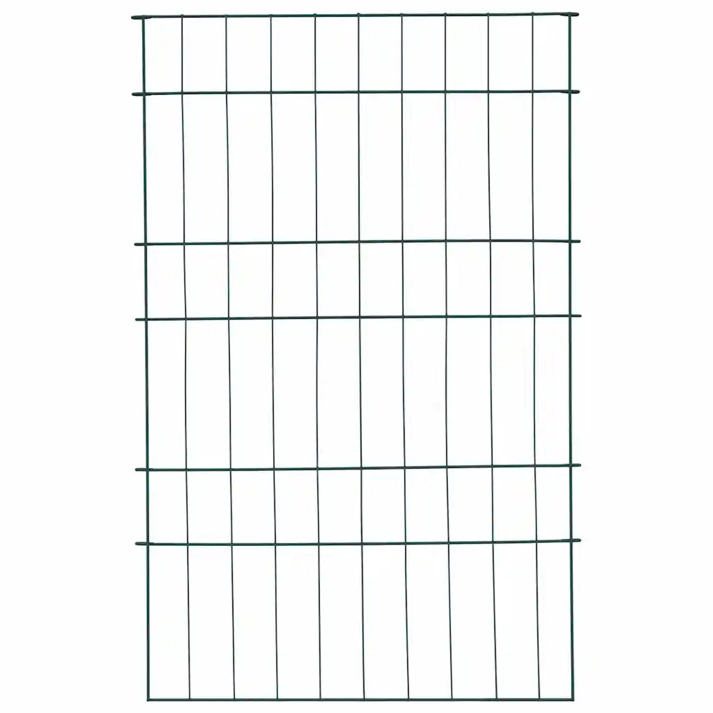 Set di Recinzione per Stagno 8 pcs Verde 50 x 80 cm Acciaio