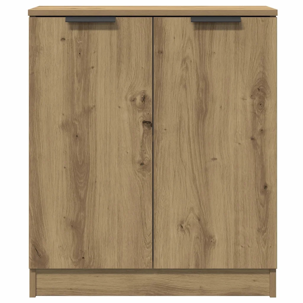 vidaXL Credenze 3 pz Rovere Artigianale 60x30x70 cm Legno Multistrato