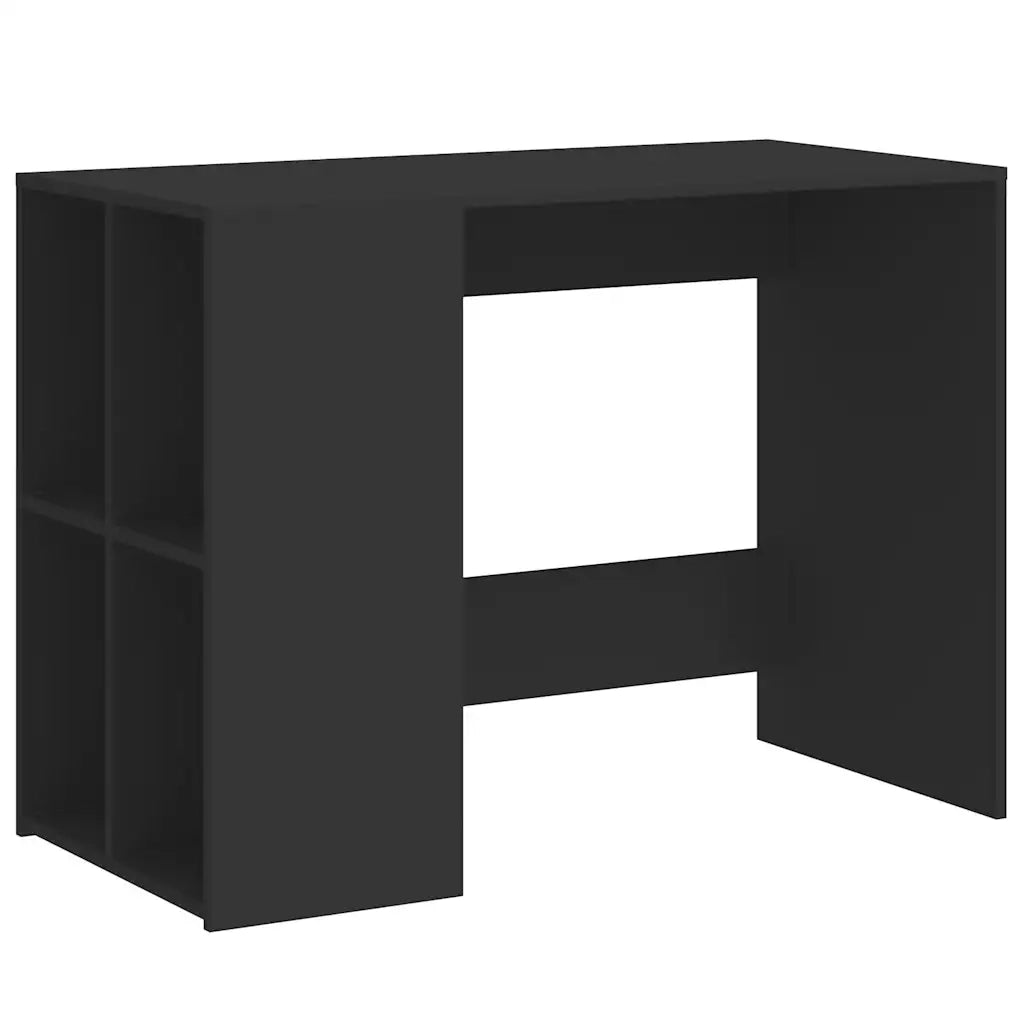 Scrivania Nera 102x50x75 cm in Legno Multistrato 840542