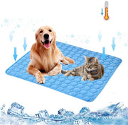 Matte auto rinfrescante per cani - Mat auto rinfrescante per gatti - Mat auto rinfrescante da lavare - Mat auto rinfrescante morbido - Dimensioni: 70 x 55 cm - Mat auto rinfrescante