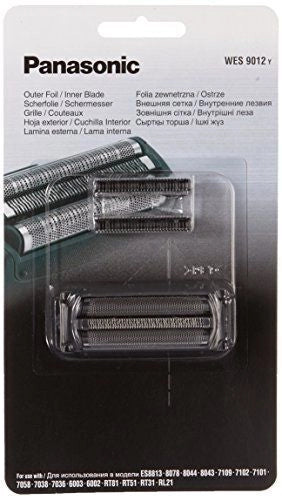 Panasonic WES9012Y1361 Set Lama Interna con Retina Retina Esterna e Lama Interna per Modelli ES-RT81 ES-RL21 ES6002 ES6003 ES7036 ES7038 ES7058 ES7101 ES7102 ES7109 ES8043 ES8044 ES8078 ES8813 colore Nero