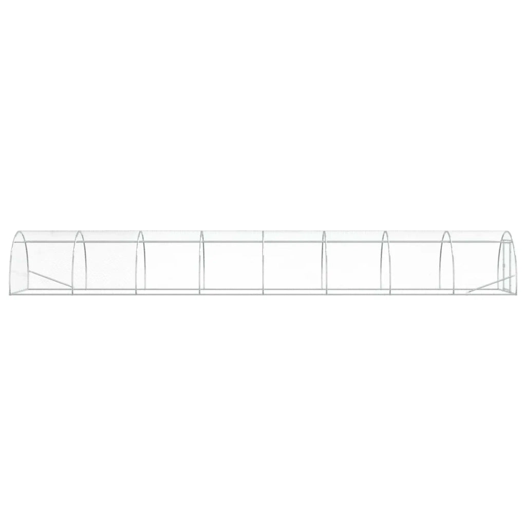 Pollaio Argento 800 x 150 x 100 cm Acciaio zincato 3434663