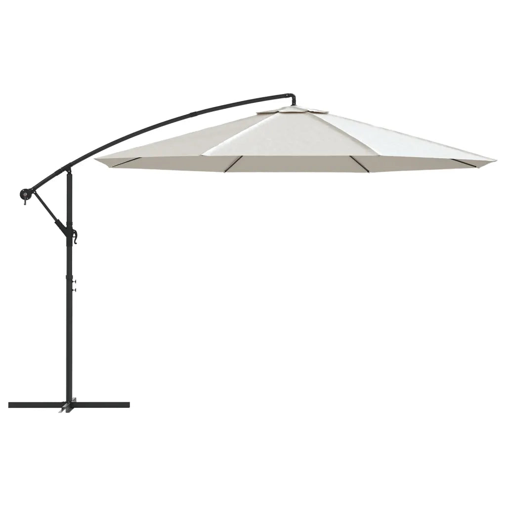 Ombrellone a sbalzo 3,5 m bianco sabbia cod mxl 22800