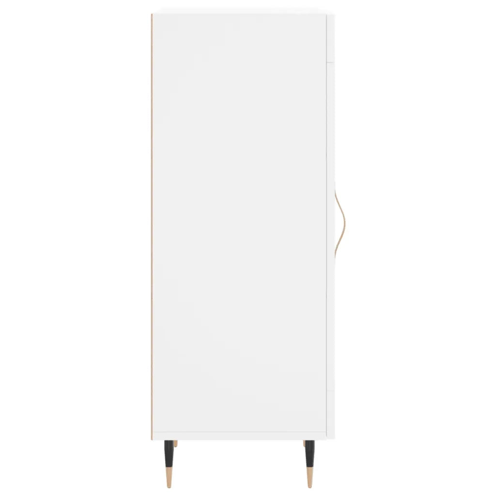 Credenza | Madia | Buffet da pranzo | Armadio da pranzo Bianca 34,5x34x90 cm in Legno Multistrato