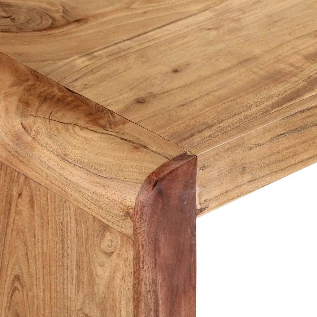 Panca-Sgabello 160x38x45 cm in Legno Massello di Acacia