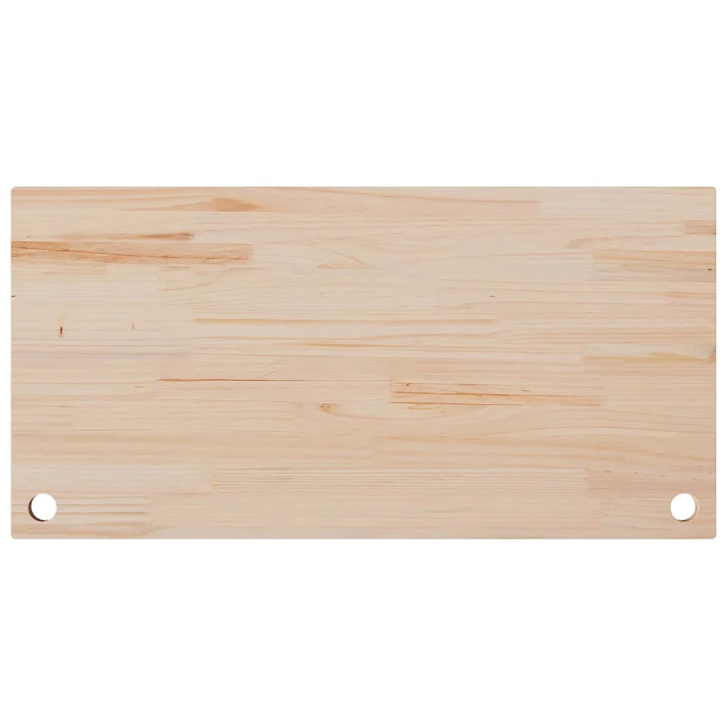 Piano Scrivania 110x55x2,5 cm in Legno Massello di Pino 824460