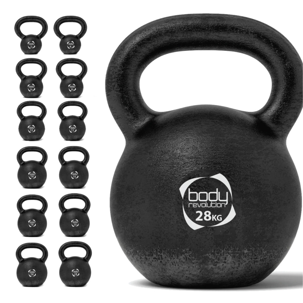 Kettlebell 28kg Ghisa Body Revolution – Allenamento Forza