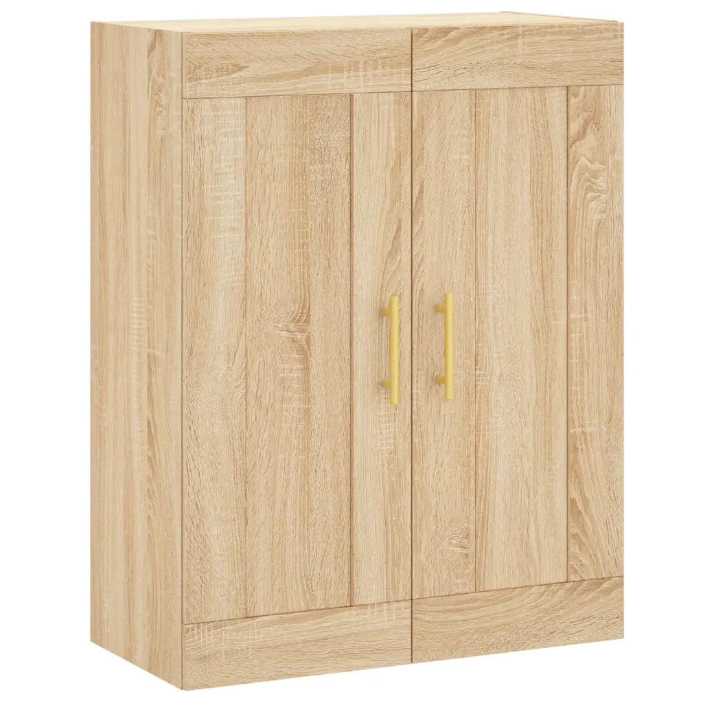 Armadietti a Parete 2 pz Rovere Sonoma in Legno Multistrato 3198004