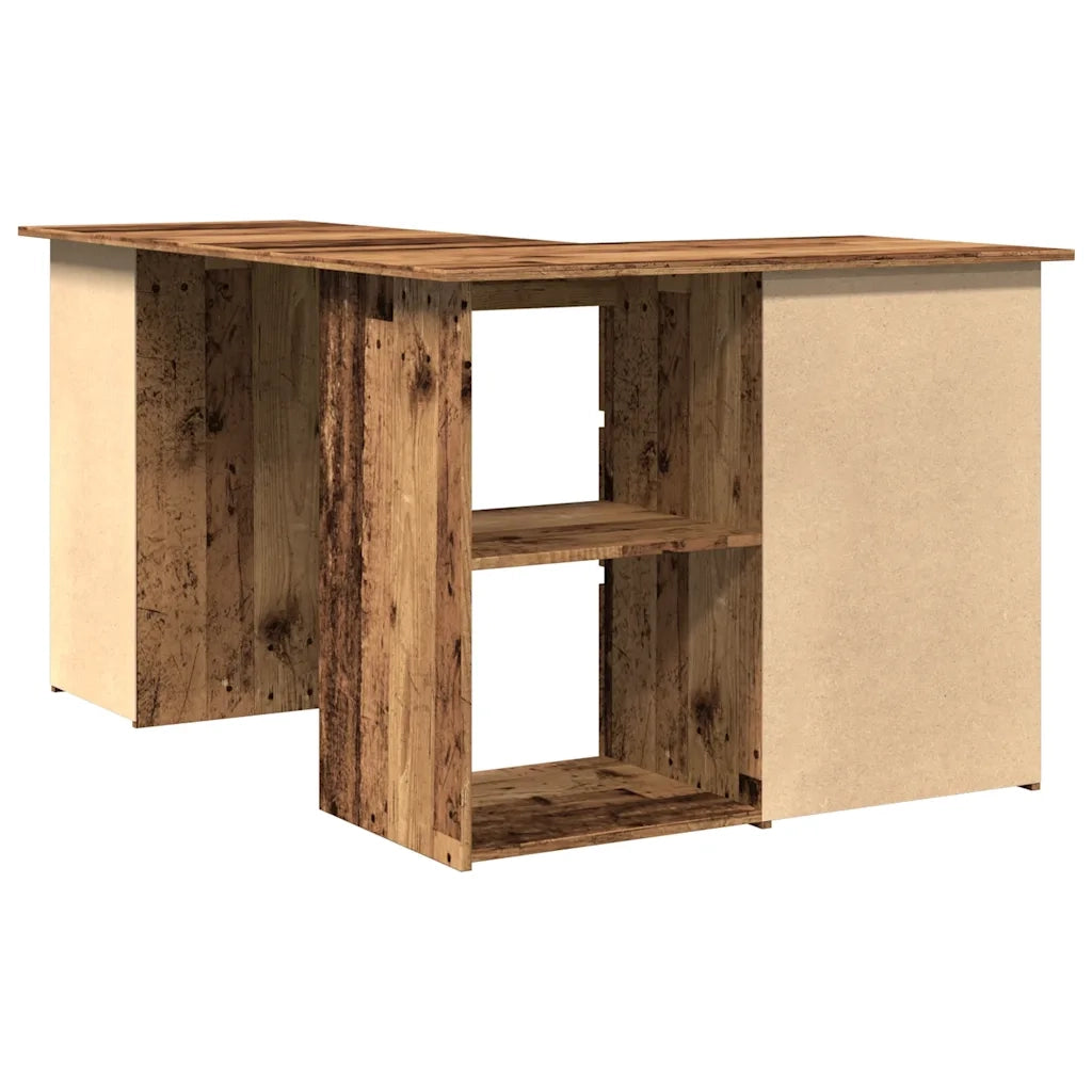 Scrivania ad Angolo Legno Vecchio 145x100x76 cm Truciolato 855962