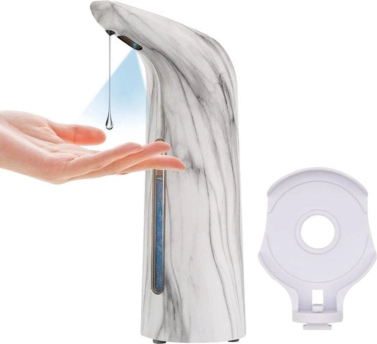 Dispensatore di sapone per mano a senso di movimento infrarosso - 400ml IPX6 - Bagno senza toccare, cucina, hotel, ristorante