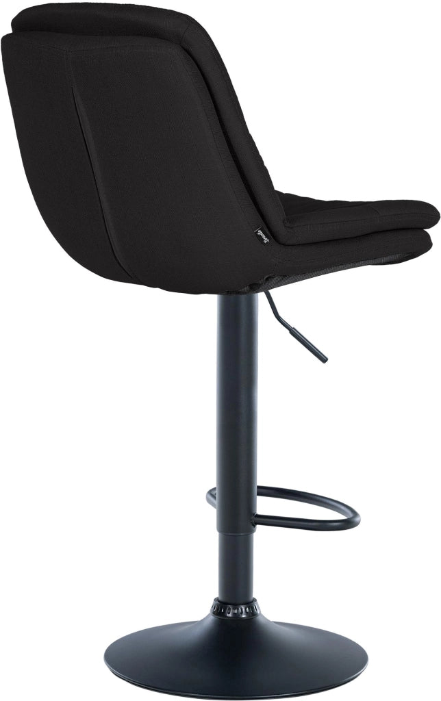 Barhocker Laurel Stoff schwarz