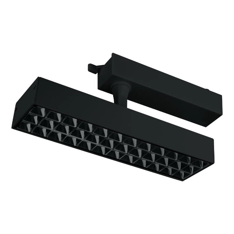 Faretto LED su binario 20W nero X-Line DPM 4000K 1750lm