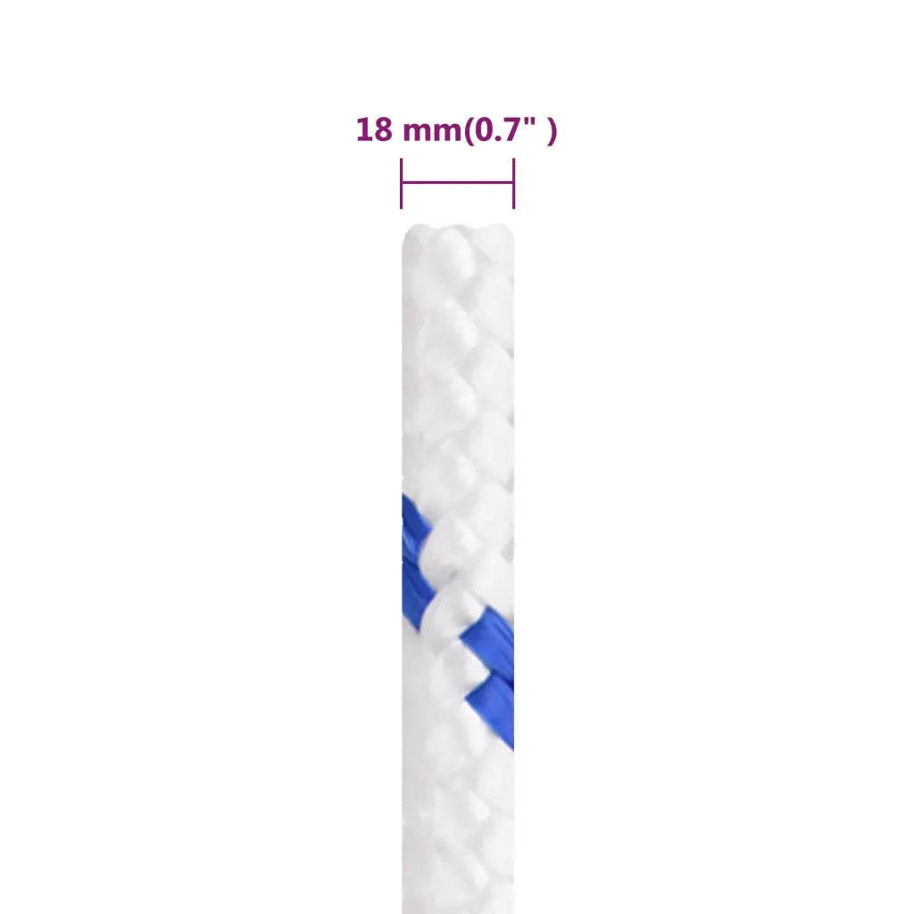 Corda per barca Bianca 18 mm 25 m in Polipropilene 152311