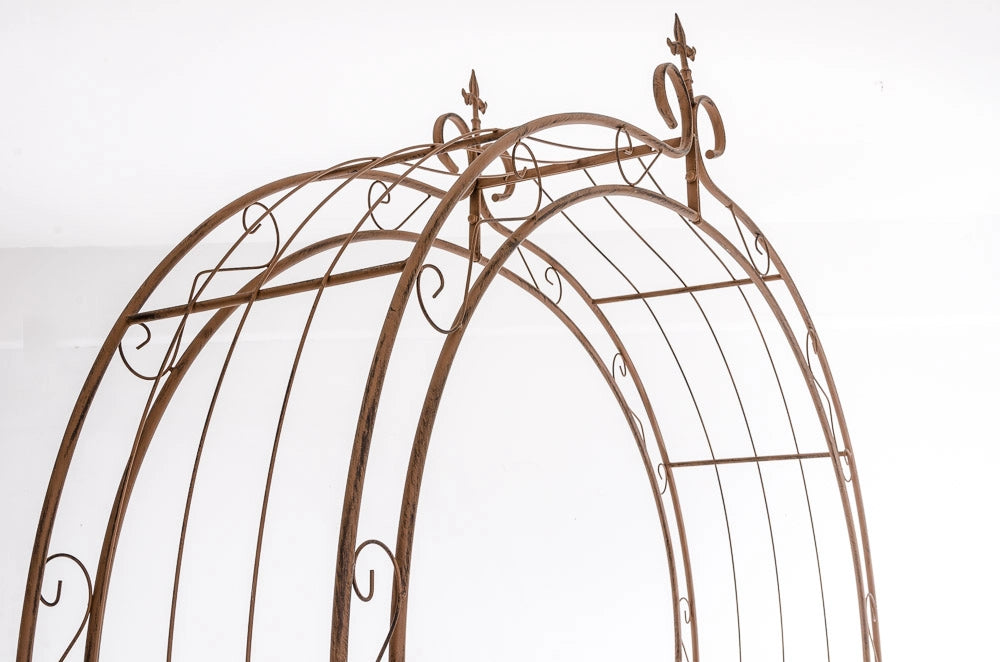 Arco Pergolato Sun da Giardino antico marrone