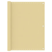 Paravento da Balcone Beige 120x600 cm in HDPE 310919