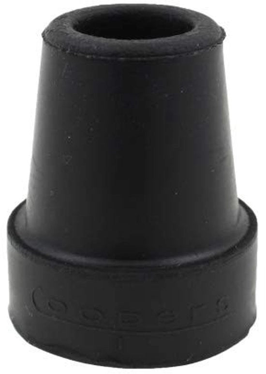 Adattori per passeggio in gomma - set da 4 pezzi - 19mm - anello metallico - nero - adatti per passeggini