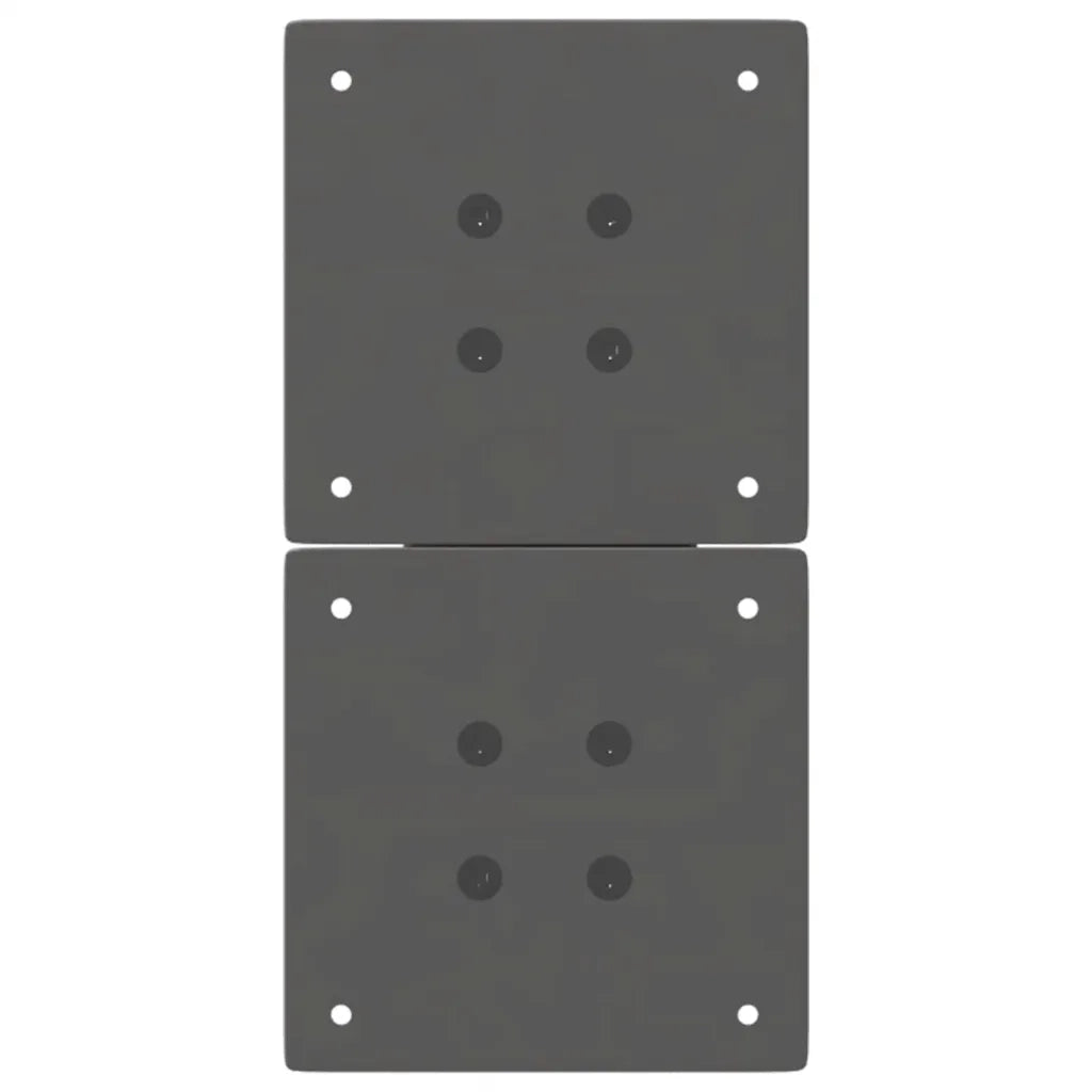 vidaXL Gambe per Tavolino da Caffè a Forma di X 2 pz Antracite 28x(42-43) cm Acciaio