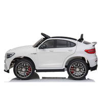 Macchina Elettrica per Bambini Licenza Ufficiale Mercedes AMG GLC63S Coupè 10,8V 5,4 Ah Bianco
