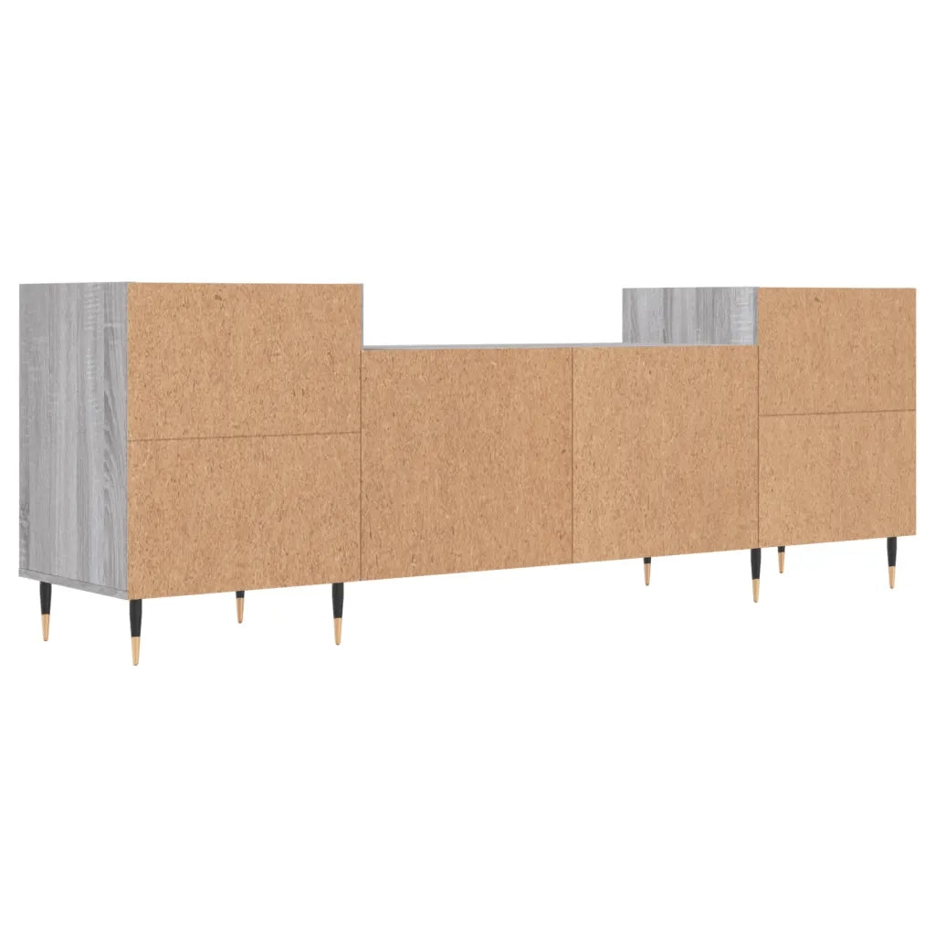 Mobile TV Grigio Sonoma 160x35x55 cm in Legno Multistrato 831338