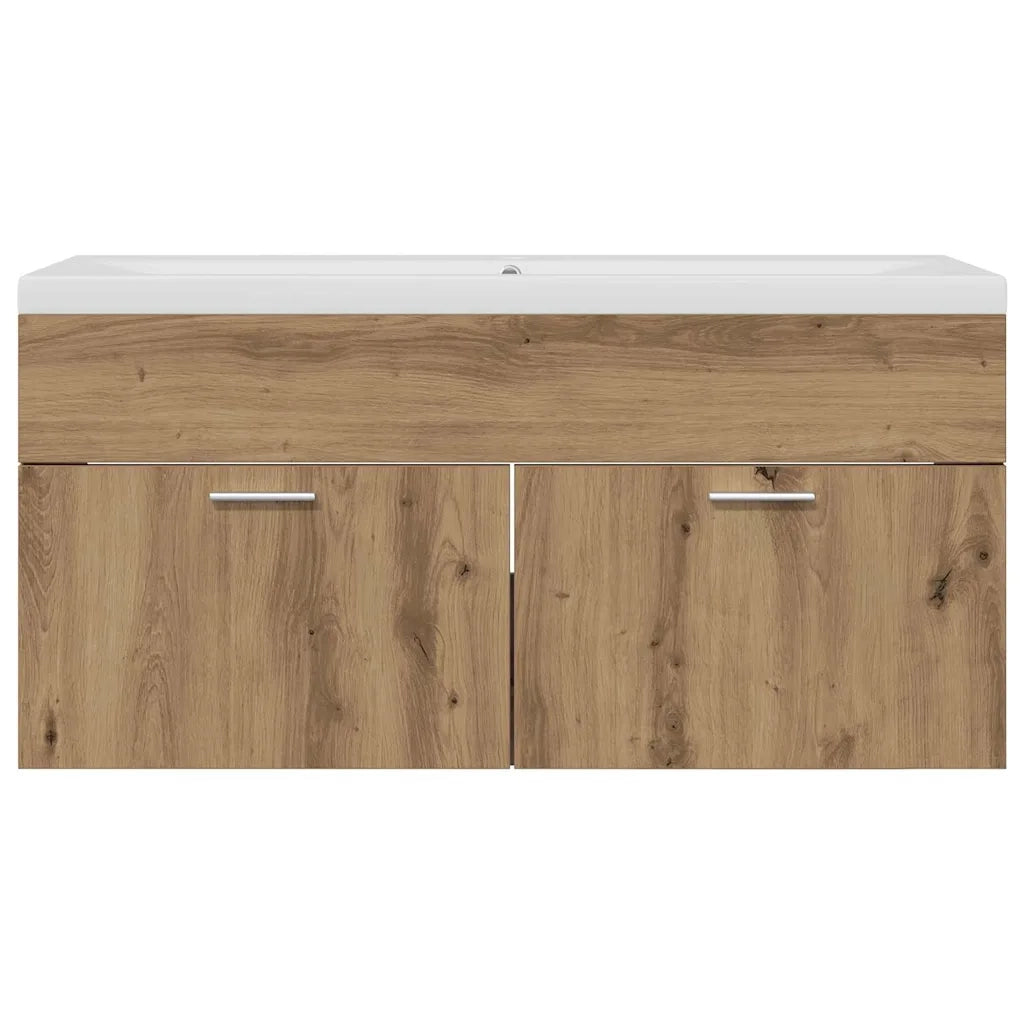 Mobile da Bagno con porta Rovere artigianale 100 x 38,5 x 46 cm 3415905