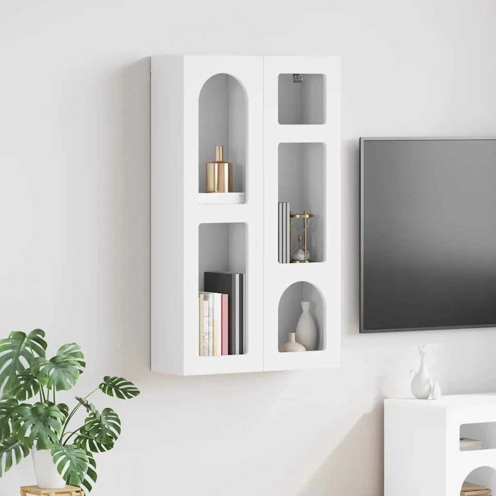 Armadio pensile Bianco 59 x 20 x 100 cm Legno multistrato 891364