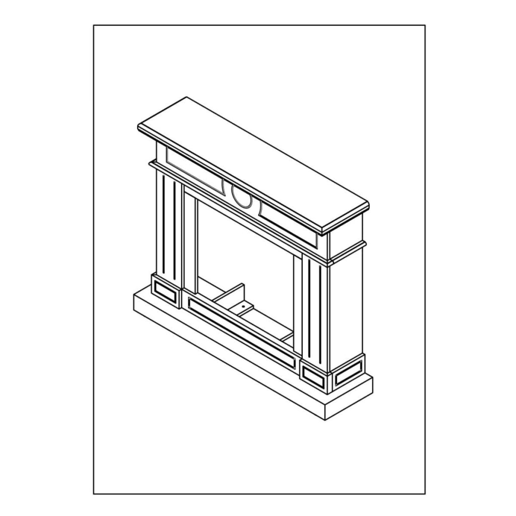 Mpc Cornice Camino Lipari Grigio Grigio Cornice Caminetti Lipari Grigio Per Inserto Elettrico Caminetto Vulcano o Bruciatore Esistente In Legno Mdf Design Lineare Adatto Per Tutti Gli Ambienti