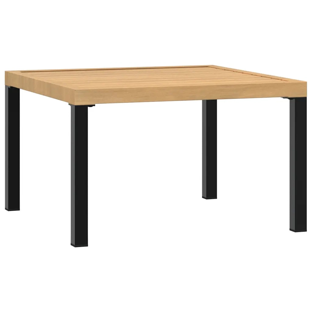 vidaXL Tavolino da Salotto da Giardino 65x65x40 cm in Alluminio