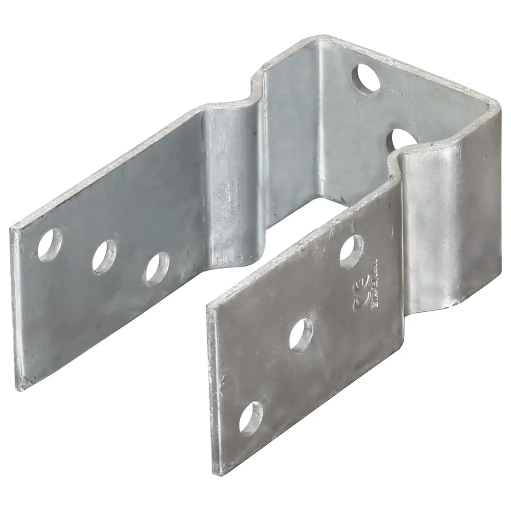 Picchetti per Recinzione 6 pz Argento 7x6x15 cm Acciaio Zincato 145327